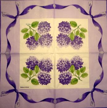 045 Hydrangeas - 3-ply - Madame est Servie - F.Chandy